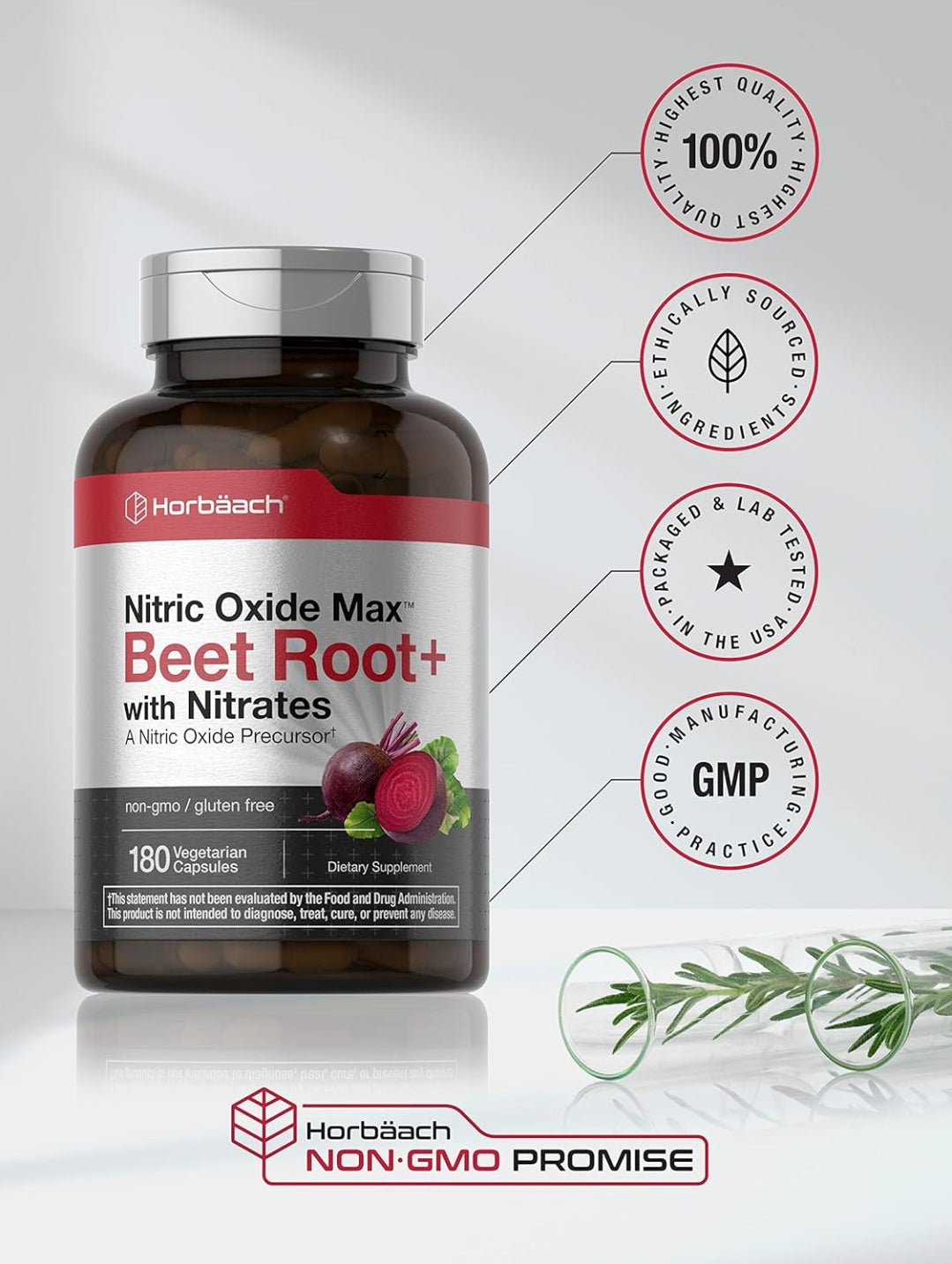 Horbäach Nitric Oxide Beet Root Capsules