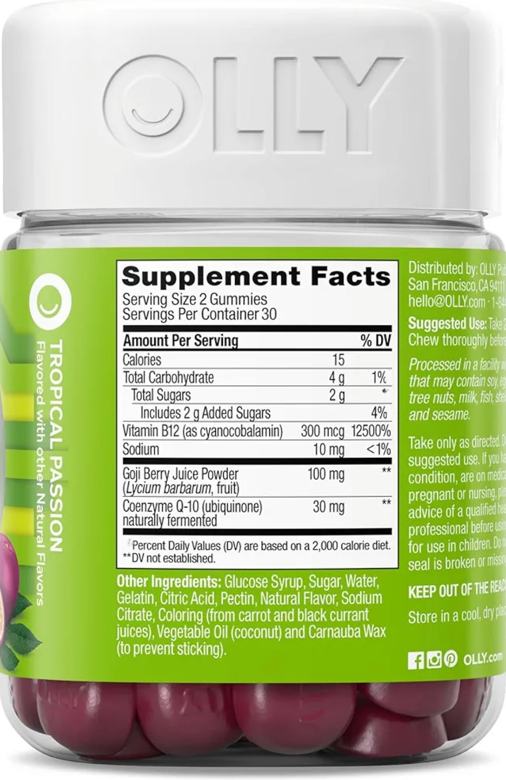 Olly Daily Energy Gummies