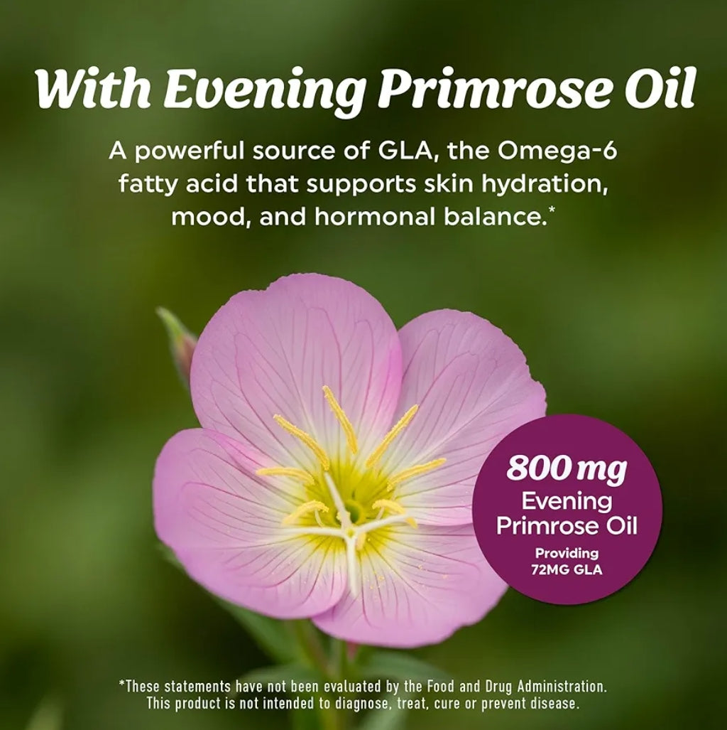 Mav Nutrition Omega 3 Supplement for Women | Fish Oil with Evening Primrose