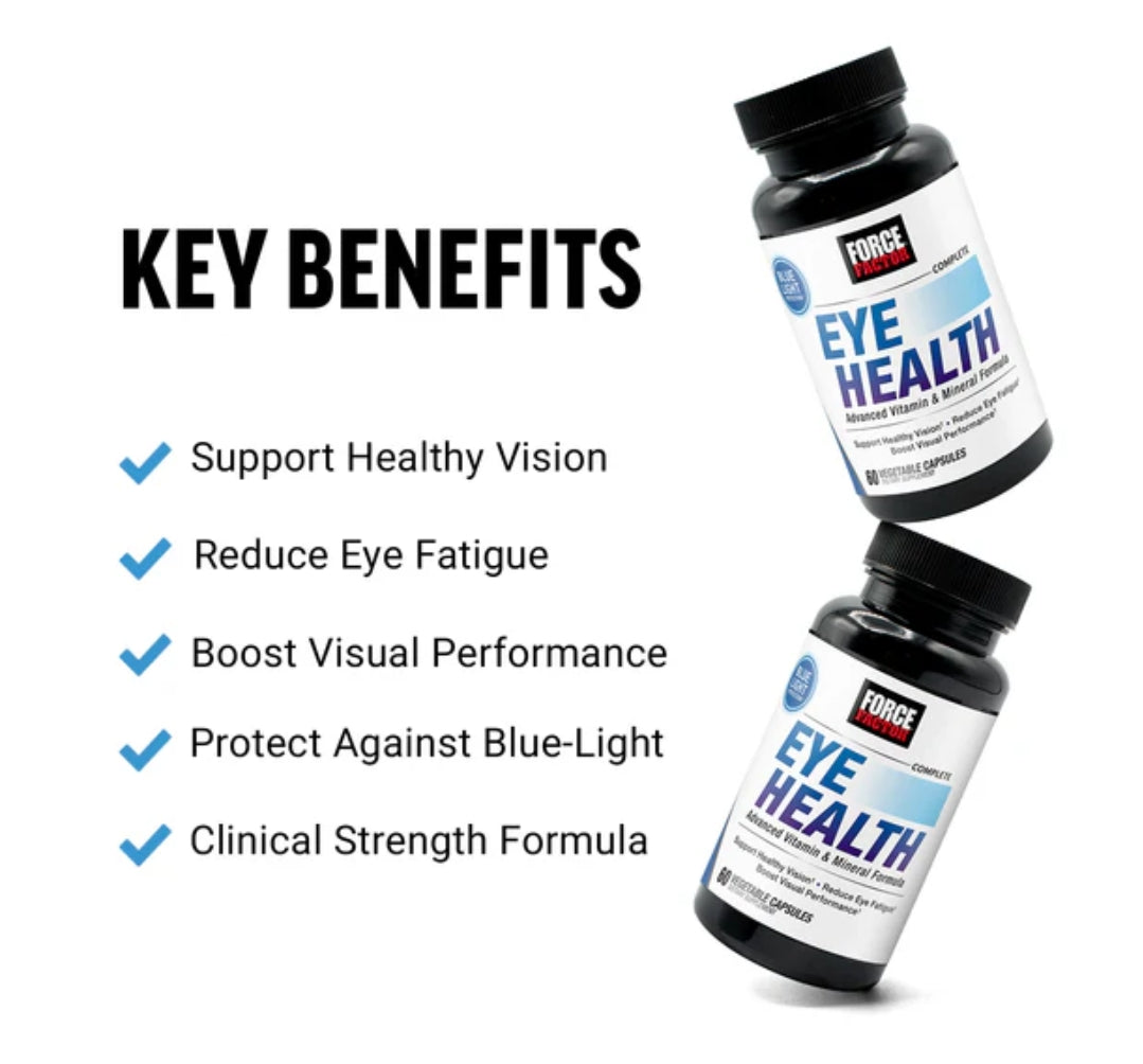 Force Factor Complete Eye Health |Vitamin & Mineral Formula