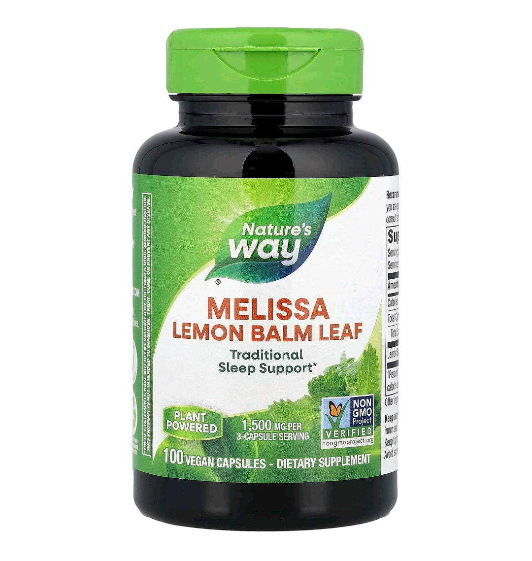 Nature's Way Melissa Lemon Balm Leaf, Traditional Sleep Support | Melatonin Free