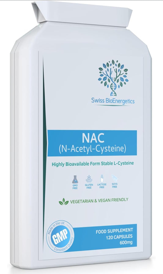 Swiss bioenergetics N-Acetyl Cysteine (NAC) 600 mg