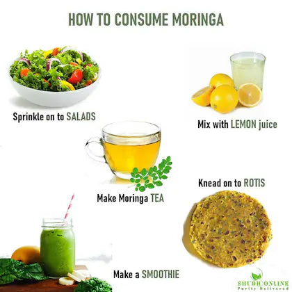 Nutricost Organic Moringa Powder, Unflavored, 16 oz (454 g)