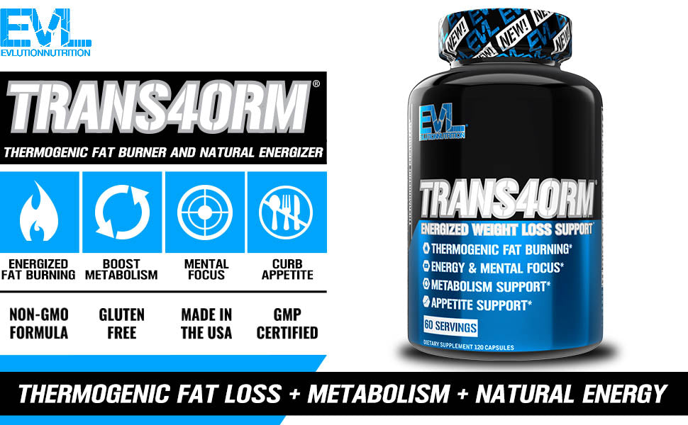 EVL Trans4orm, Energized Weight Loss Support